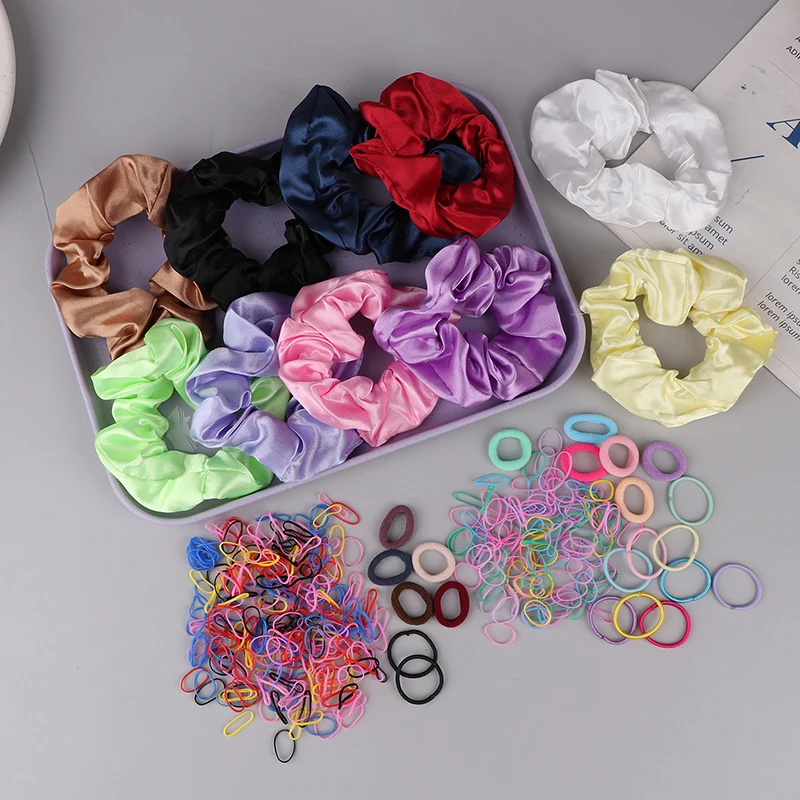 2155PCS/Set Hair Accessories For Woman Set Ponytail Holders Hair Scrunchies HairBands Scrunchy Hair Tie Hairstyle Styling Tool