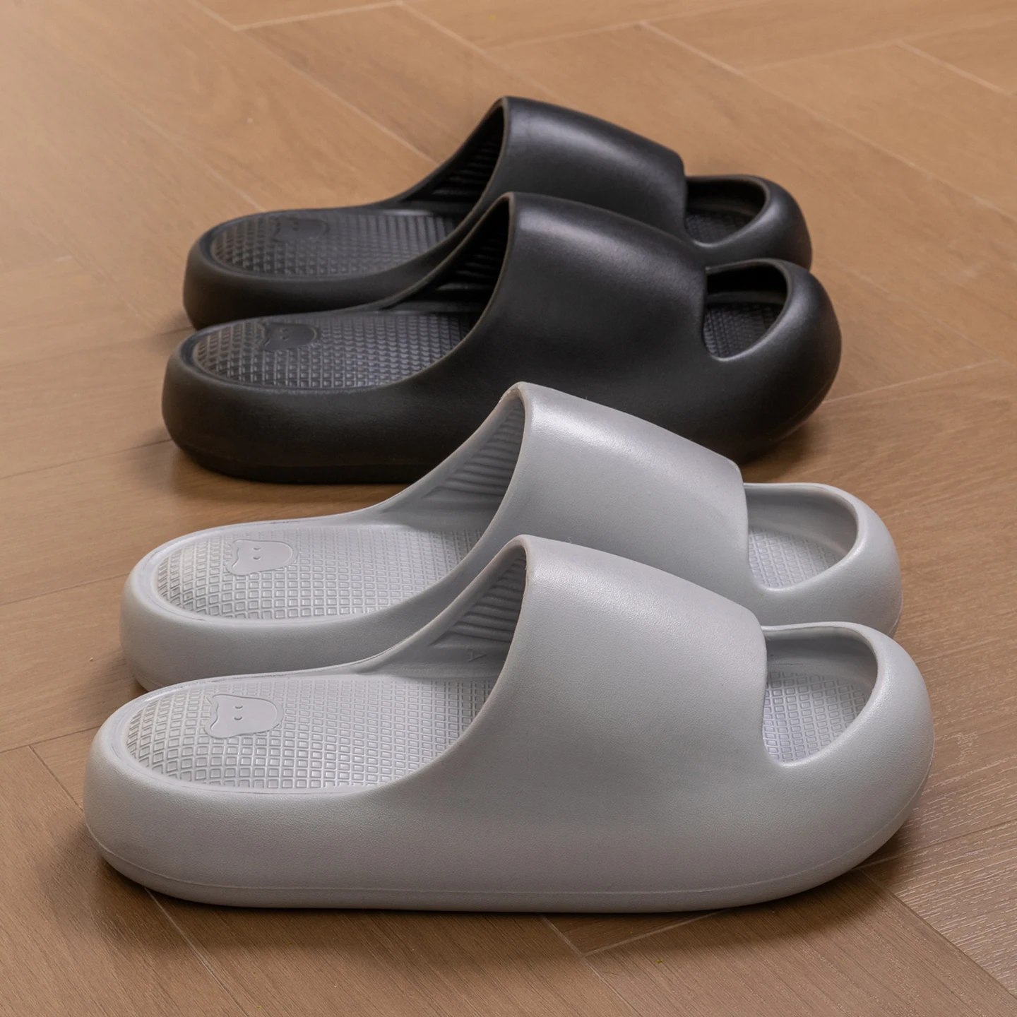 

Мужские летние шлепанцы для улицы из ЭВА с толстой подошвой, воздушной подушкой и мягкой эластичной стелькой, подходят для использования в помещении и на улице