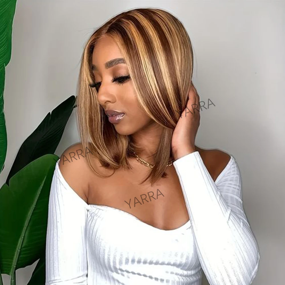 Highlight Wig Human Hair Bob Wig Short Straight Body Curly Bob Wig Lace Front Human Hair Wigs Piano Cheap Wig On Clearance Seal