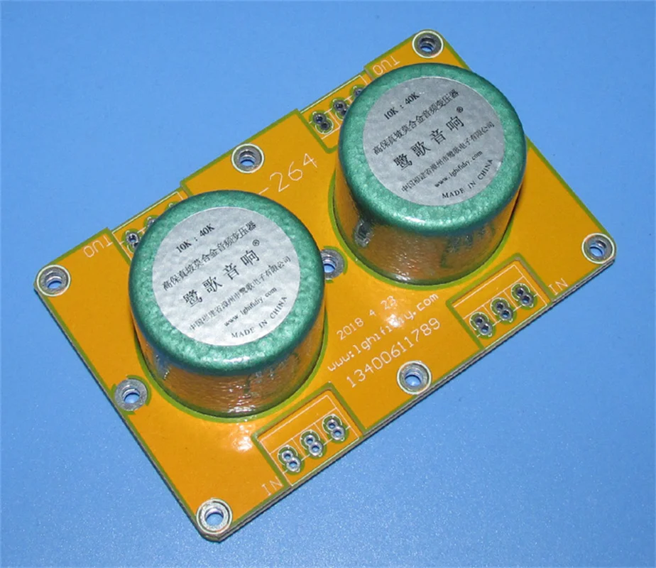 

Permalloy / Z11 10K:40K Audio Transformer Balanced and Unbalanced Impedance Conversion PT-13 Frequency 10Hz ~ 88KHz -0.5DB