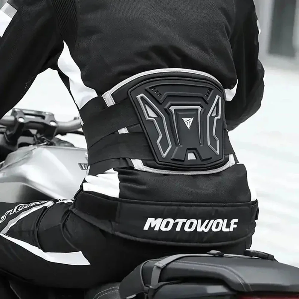 

Professional Motocross Guard Cycling Protection Protective Belt Adjustable Motorcycle Waist Protector Breathable Moto Motorbike