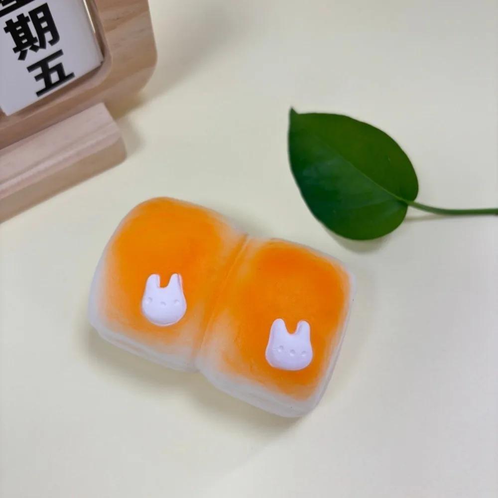 Slow Rebound Simulation Bread Pinch Photo Props Hand Relaxation Squeeze Stress Toy Stress Relief Realistic Food Fidget Toy