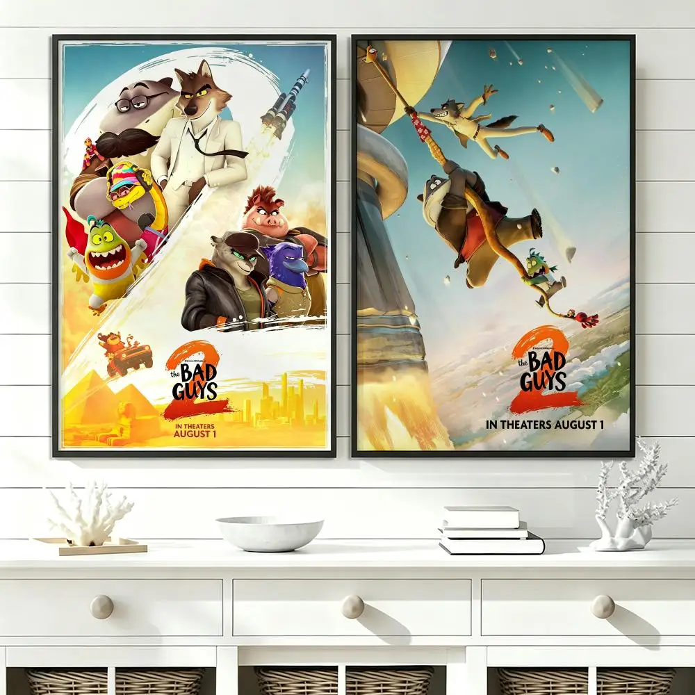 movie The Bad Guys Poster Poster HD Trendy SelfAdhesive Wall Art Print For Living Room Bedroom Dorm Office Home Gift