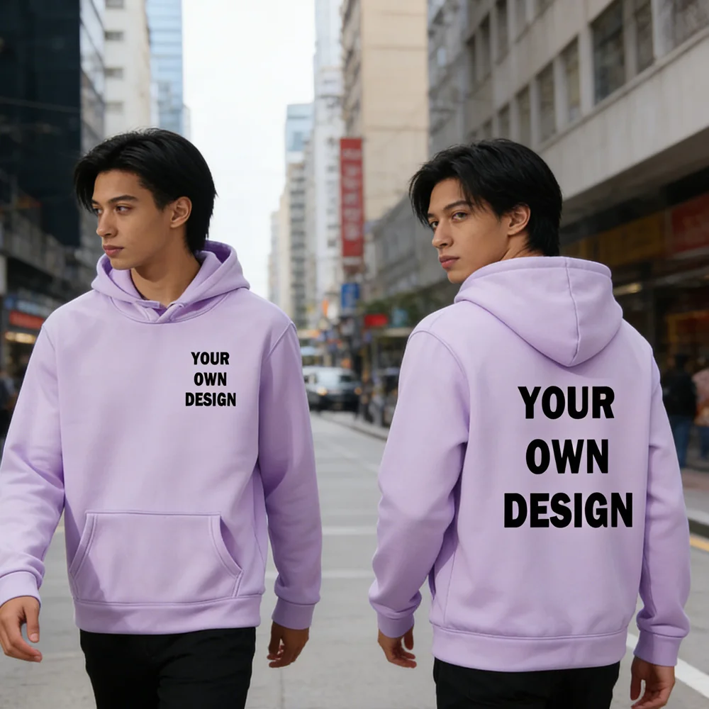 Two Sided Print Hoodie Custom hoodie graphic modern style funny comfortable girl pullover printed design manga winter patterned