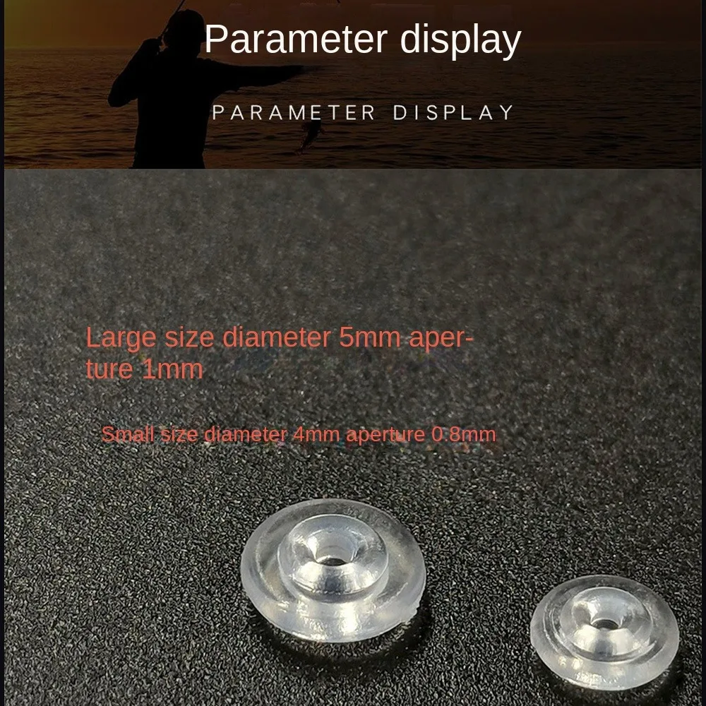 

Новые светящиеся шарики, стопоры для рыболовных бусин, пластиковые полукруглые стопорные бусины, полукруглые стопоры для морской рыбалки, бусины