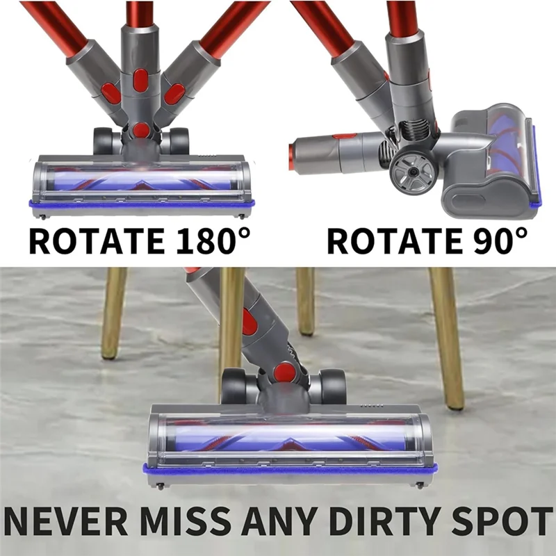 -ESTR استبدال رأس فرشاة المحرك المباشر سريع التحرير لـ Dyson V7 V8 V10 V11 V15 G5 لمرفق سجاد الأرضيات الصلبة