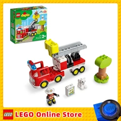 LEGO DUPLO Town Fire Truck 10969 Building Toy Set for Toddlers, Preschool Boys and Girls Ages 2-5 (21 Pieces) Christmas Gift