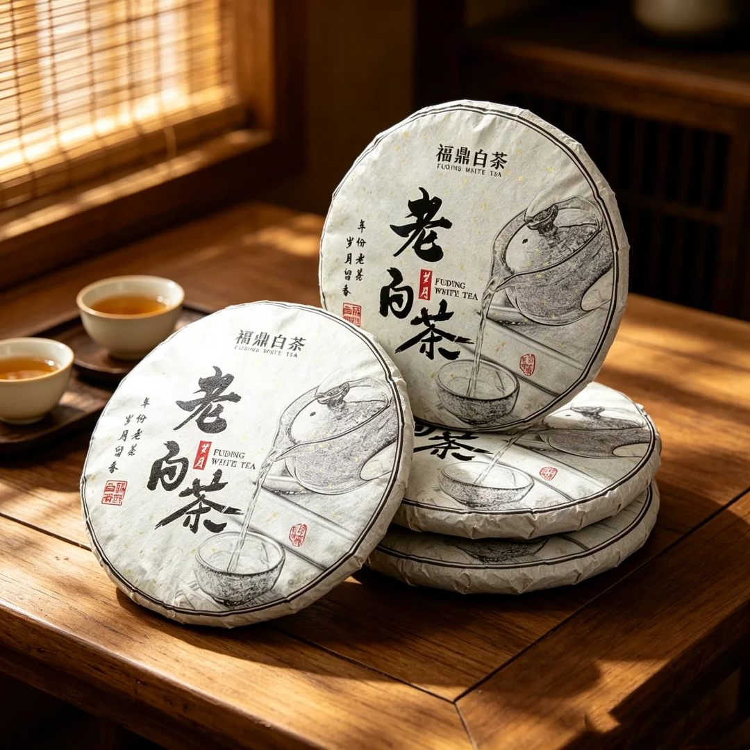 1pc/lot High Quality Fuding Laobaicha Cake Model For Diy Wedding Party Shelf Decoration No Packaging Model