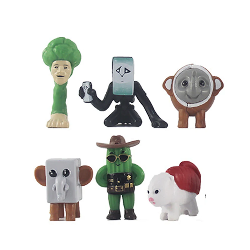 24pcs 3cm Mini Italian Brainrot Action Figures