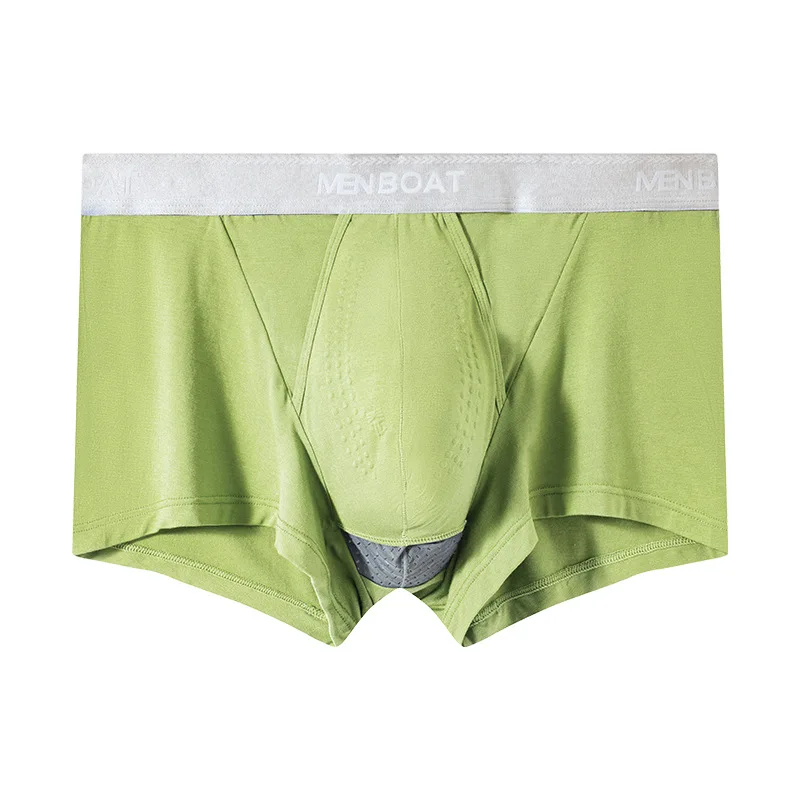 Separate Pouch Boxer Briefs for Men Sexy Large U-Convex Lenzing Modal Magnetic Therapy Mid Waist Elasticity comfort daily wear