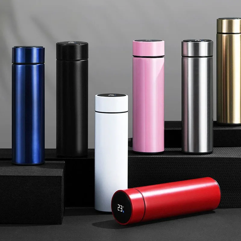 500ML Stainless Steel Smart Thermos, Tea and Water Separation High-Quality Insulated Cup for Men Women Perfect Christmas Gift