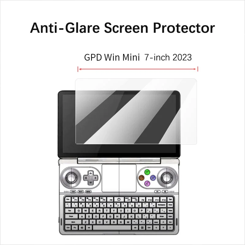 غشاء واقي للشاشة لـ GPD Win Mini ، مضاد للضوء الأزرق ، مضاد للخدش ، شفاف ، مقاوم للوهج غير لامع ، 7 بوصة ،