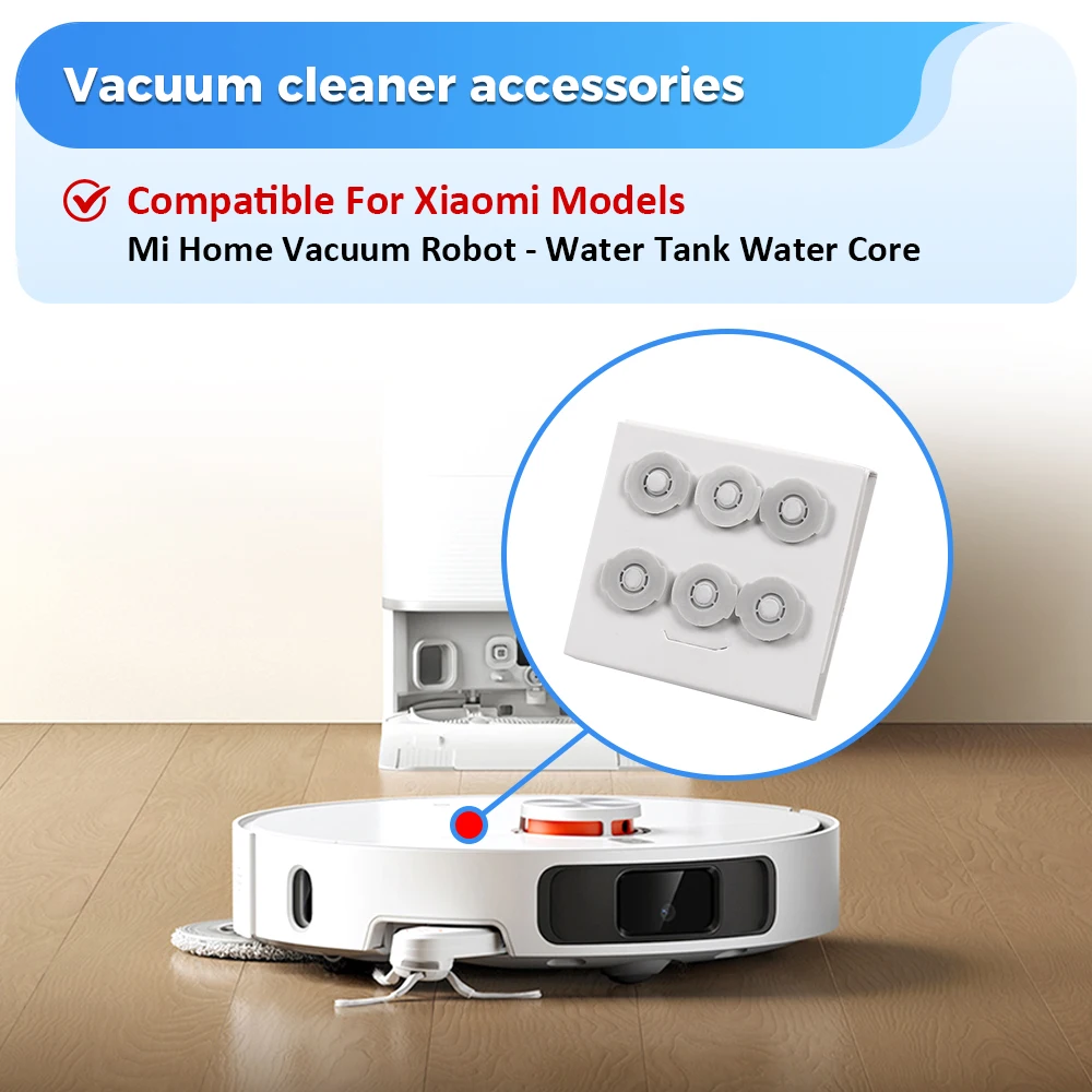 For Xiaomi Roborock S50 S51 S52 S55 S5 S5 Max/S6 S6 Pure/T6 T65 Vacuum Cleaner Parts Water Tank Filter Accessories Replacement