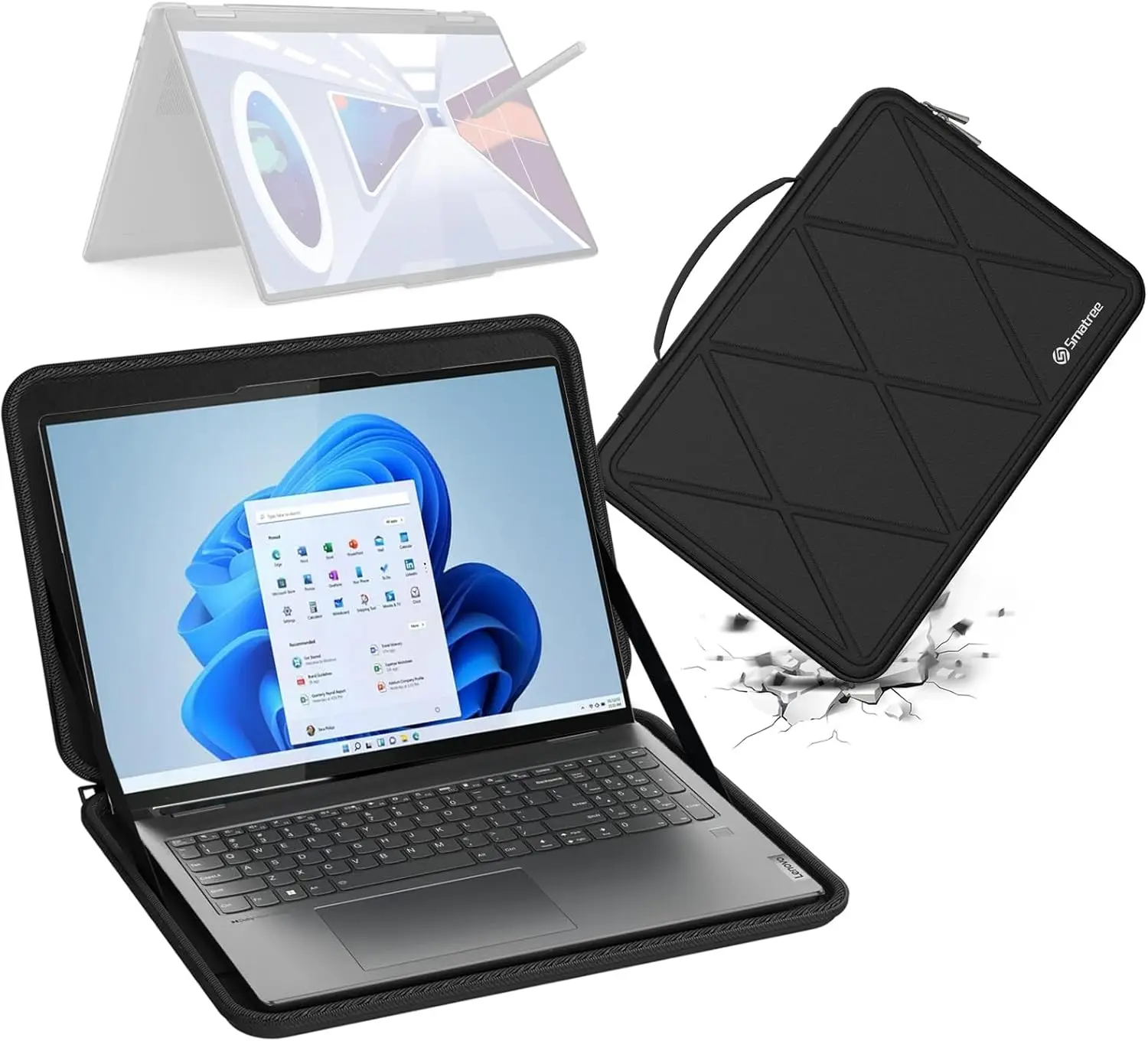 

16 inch Laptop Hard Case, Hard Protective Sleeve Case for 16 inch Lenovo Yoga 7i/7 Gen 8, Anti-Shock and Waterproof Bag (X8289)