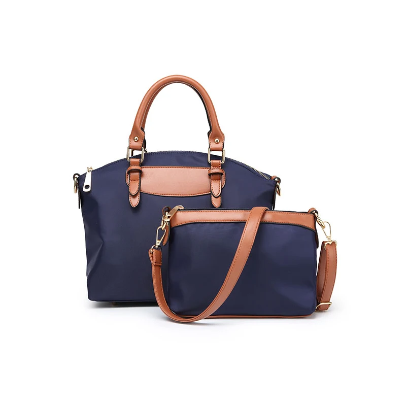 Sac à main en tissu Oxford, style coréen, facile à assortir, grande capacité, sac mère-fille, sac boulette, sac à bandoulière pour femme