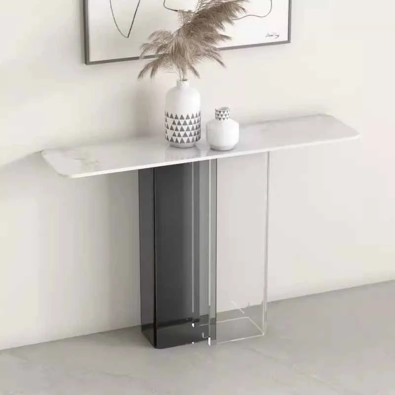 

Minimalist White Coffee Tables Modern Design Acrylic Transparent Coffee Tables Premium Unique Meuble De Salon Furniture Home