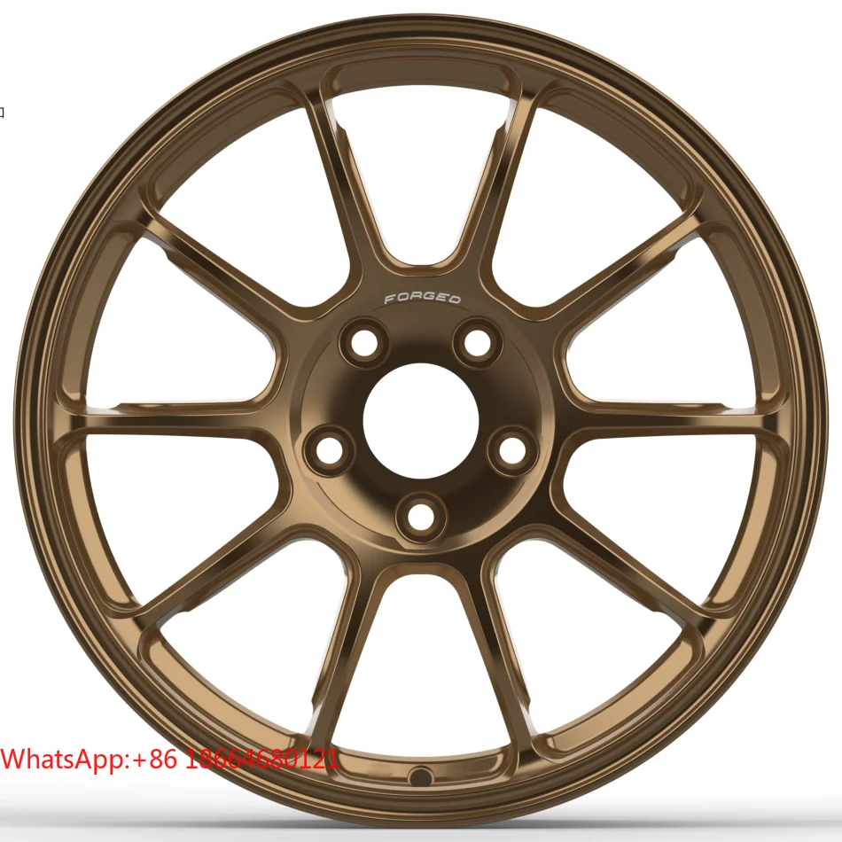 New 17 Inch Bright Bronze Forged Aluminum Wheels High Performance Passenger Car 5x112 Customizable Fit W205 W213 W166 X156W205,W