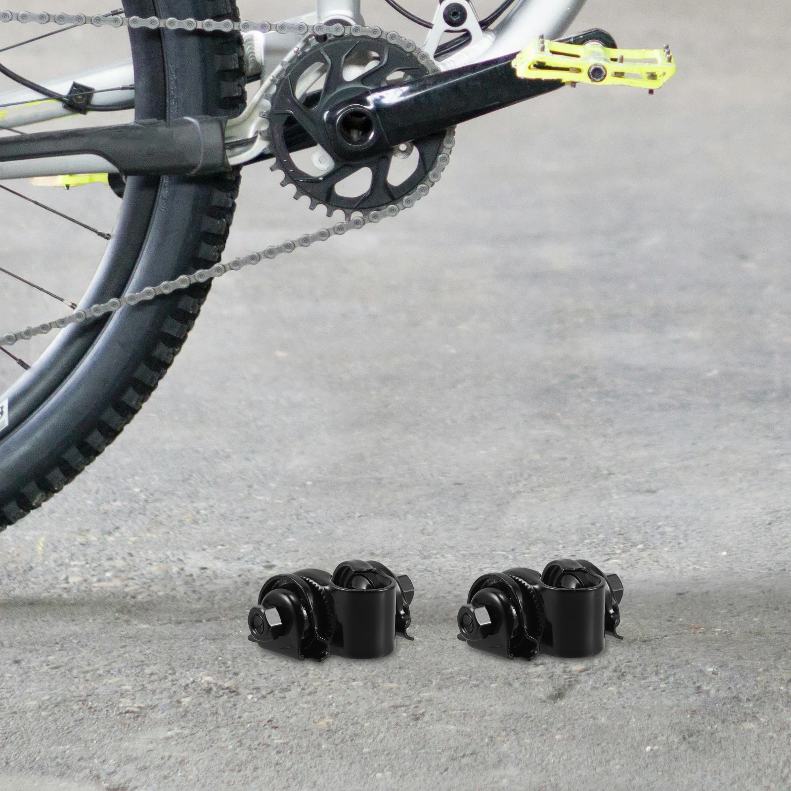 

2Pcs Bicycle Seat Adapter Clamp for Folding Mountain Bikes Seatpost Conversion Quick Release Stable Bike Clamp