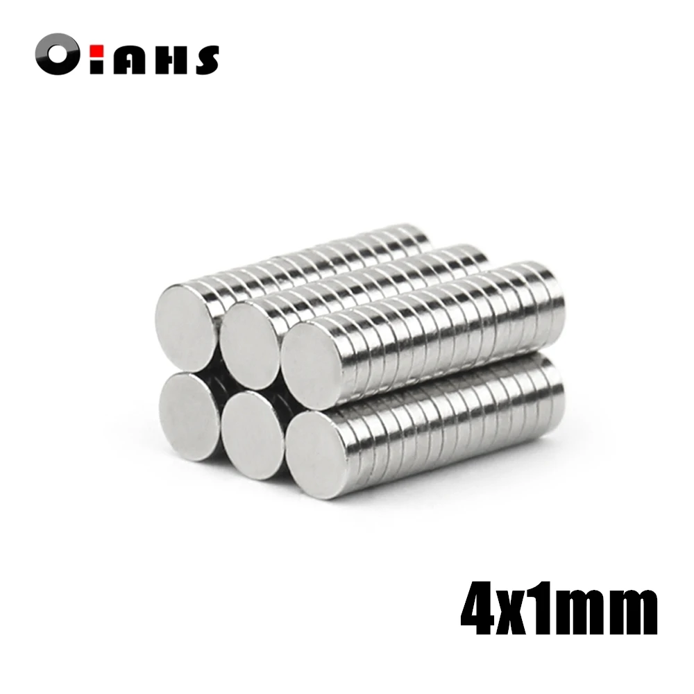 50000pcs 4x1mm Super Powerful Strong Bulk Small Round NdFeB Neodymium Disc Magnets Dia 4*1mm N35  Rare Earth NdFeB Magnet