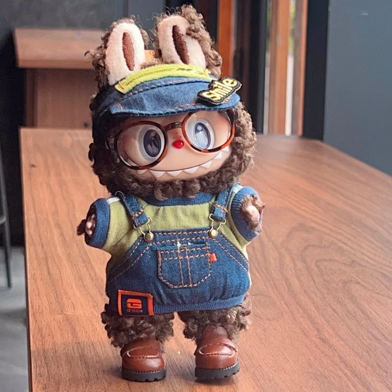 

Wholesale Labubu Doll Clothes High Energy 3.0 Labubu Clothes 1st-3rd Gen Vinyl Doll Labubu Sitting Party Outfit Accessories