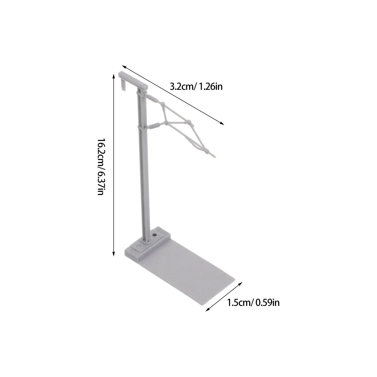 4Pcs Fire Train Catenary Poles Realistic ABS Plastic Electric Railway Mast Accessories for Ho N Scale Layouts Diorama Scenery