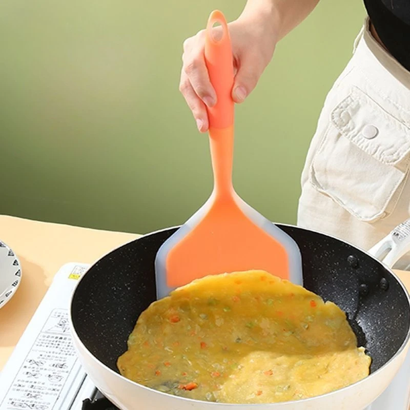 Silicone shovel, pizza, don't hurt the pan, fry shovel, oil brush, high temperature household pancakes, pancakes, spatula