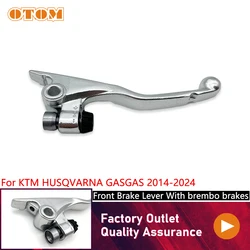 OTOM 2024 Motorcycle Accessories Brake Lever For KTM SX-F HUSQVARNA GASGAS Brembo Brakes System Dirt Bike Front Control Handles