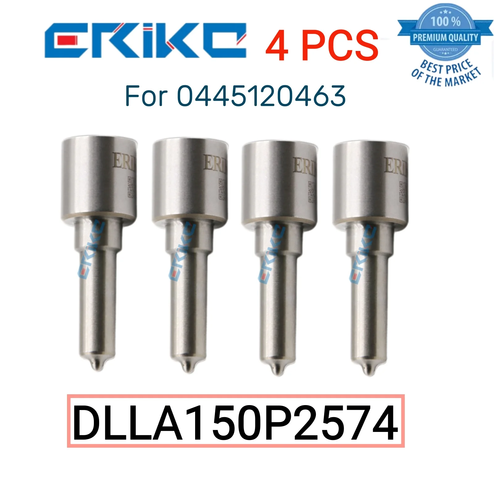 4 PCS DLLA150P2574 Diesel Nozzle 0 433 172 574 DLLA 150 P 2574 Stainless Steel Nozzle DLLA 150P2574DLLA 150P 2574 for 0445120463