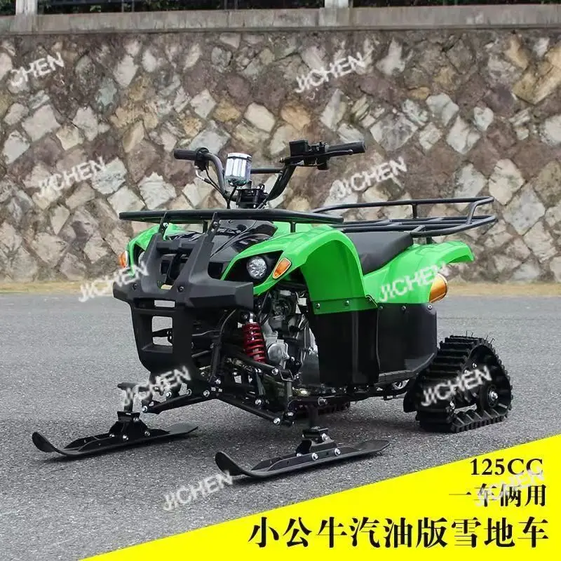 

Snow Motocross 125CC Complete Ground Type Snow Rubber Track Ski Track Ski ATV