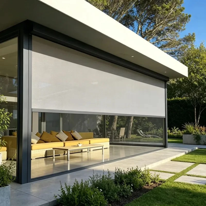 for Electric Roller Shutter Automatic Track Indoor Outdoor Dual Purpose701 Certified Fireproof 100 Percent Shading