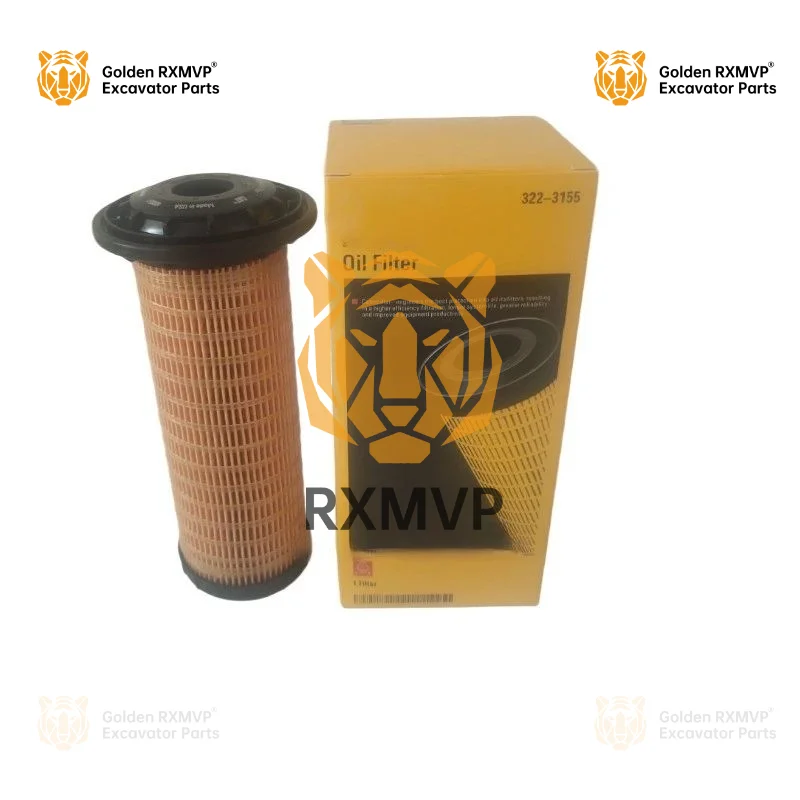 For Caterpillar cat 313/320/323/326/329/330/336/322-3155 3223155 Oil Filter Excavator Accessories