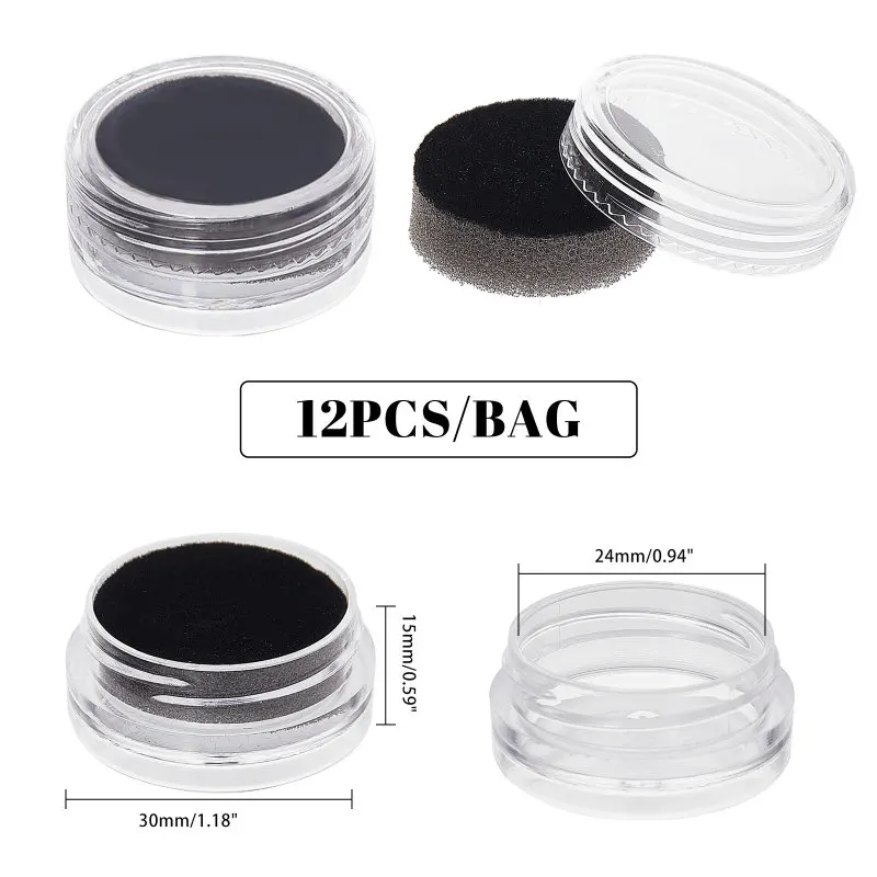 20pcs Transparent Plastic Diamond Jewelry Display Boxes