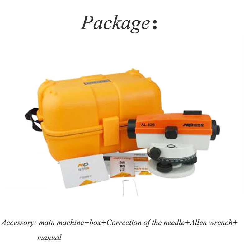 Automatic Levels Meter Outdoor Engineering Surveying & Mapping Leveling Instrument Mapping Ultra-flat Instrument AL-32