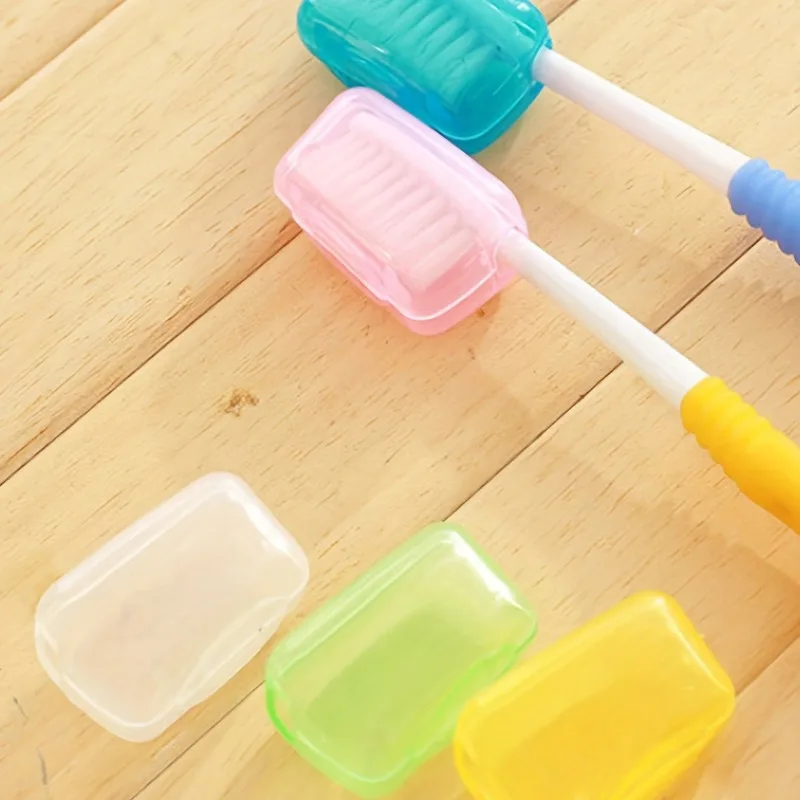 10pcs Portable Toothbrush Cases - Durable Travel Toothbrush Storage Containers