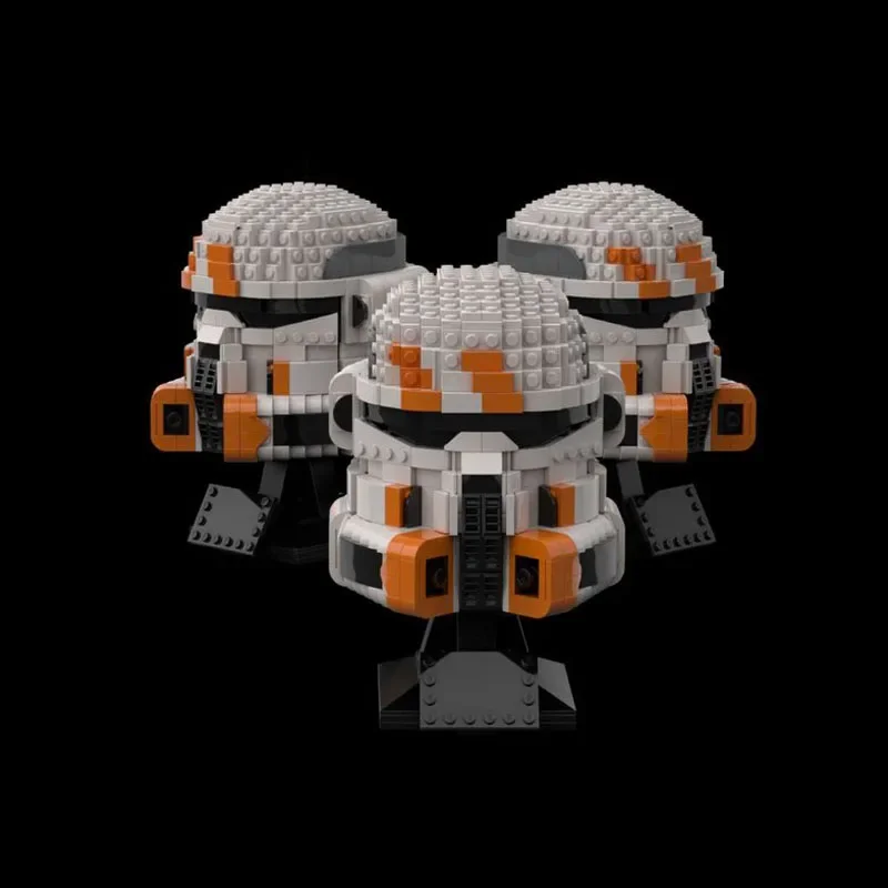 

793 шт. MOC научно-фантастический фильм (ЗВЕЗДЫЙ БАТЛ) воздушно-десантные войска шлем серии строительные блоки модель фестиваль детский подарок