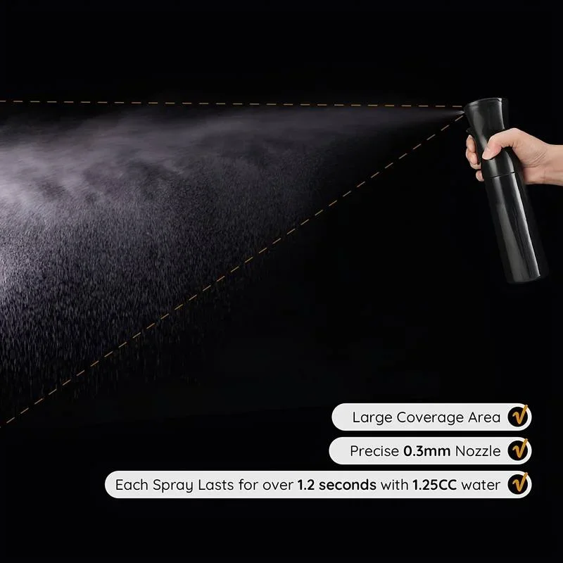 200ml Hairdressing Spray Bottle Barber Hair High Pressure Water Can Salon Refill Bottle Beauty Atomizer Container