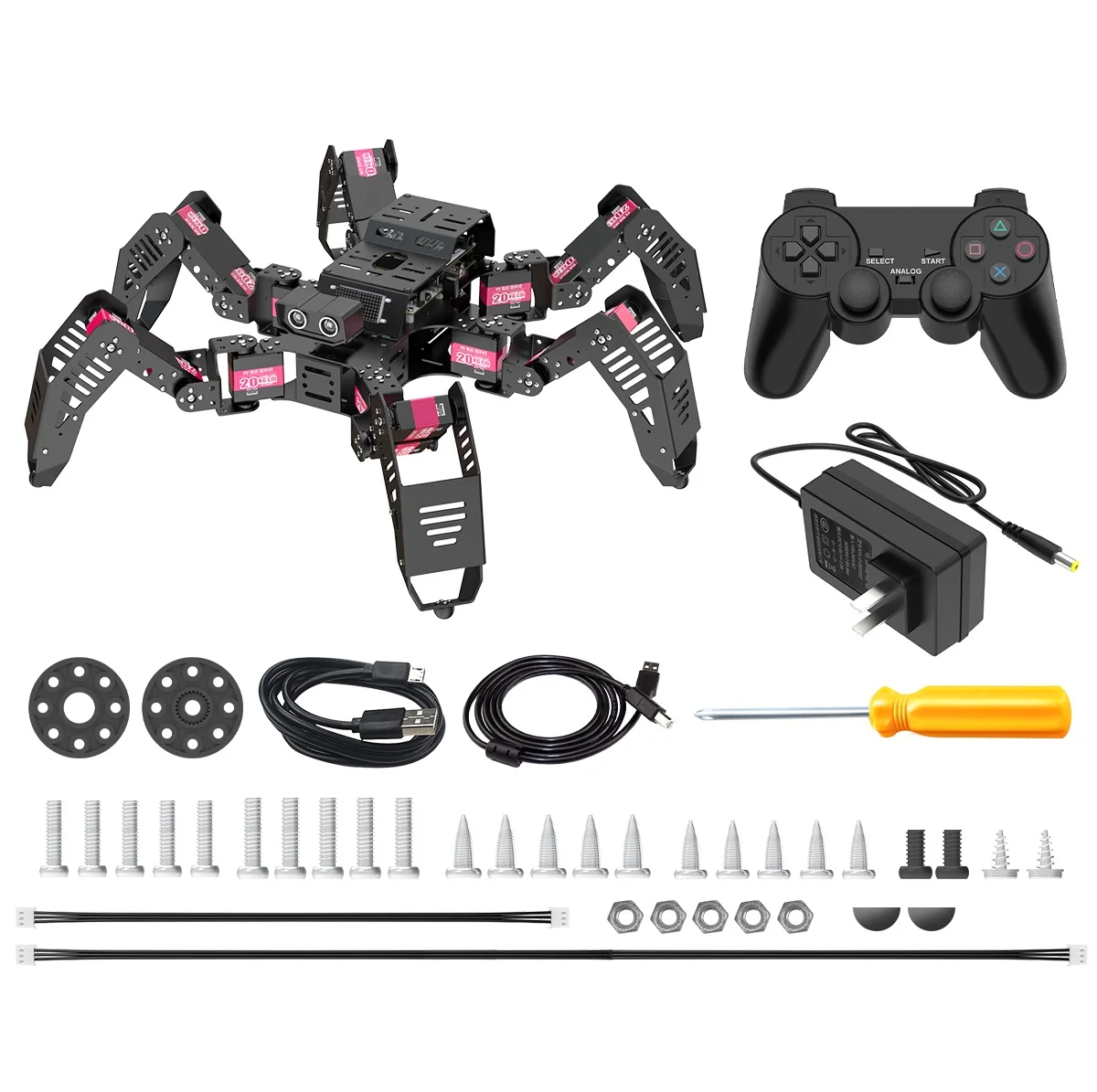 Hiwonder Spiderbot Programmable Remote Control Hexapod Bionic Spider Robot Education Standard Robotic Kits