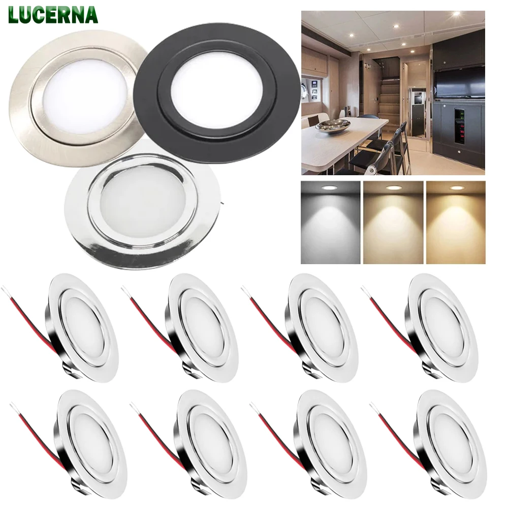 LED Down Light DC12V IP65 Wodoodporny Mini Reflektor Sufitowy Spot DIY Wpuszczana 14mm Smukła Lampa Kuchnia Wanna Dom Hotel Salon