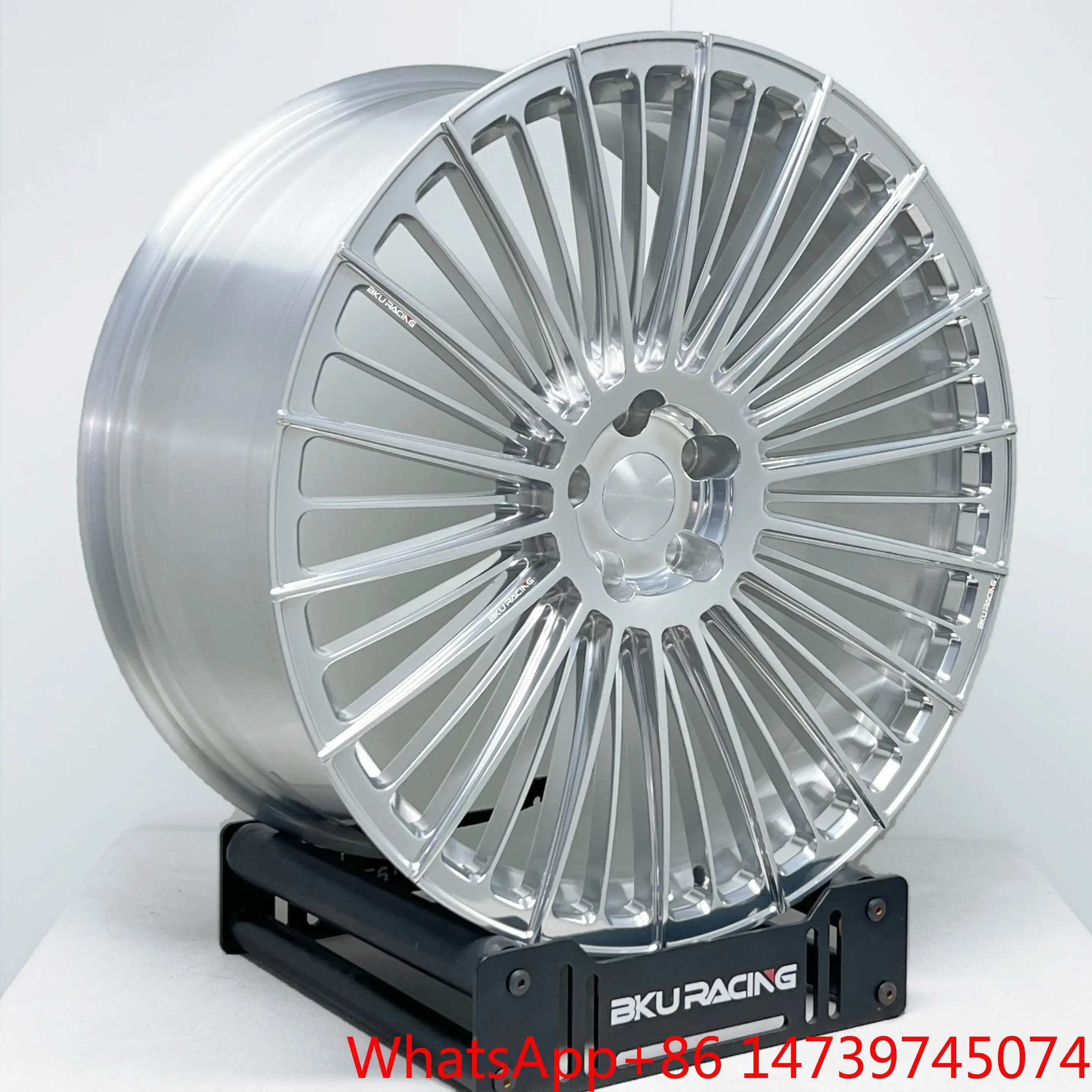 Lightweight WheelBku Forged 6x139.7 Wheels For Escalade V Suburban Tahoe 23 24 26 Inch Rims Polished Multi Spokes Alloy WheeUniv