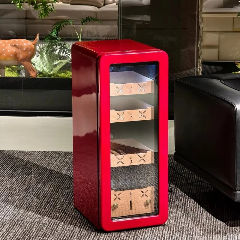 

200CT кедровая полка, термостатический шкаф-холодильник, увлажняющий крем для сигар, бытовой температурный роскошный шкаф для сигар