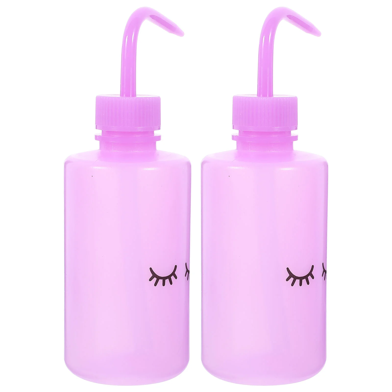 

2 Pcs Spray Bottles Eyelash Cleaning Water Squeezer Washing Soap 1750X950X600CM for Liquids Purple Travel