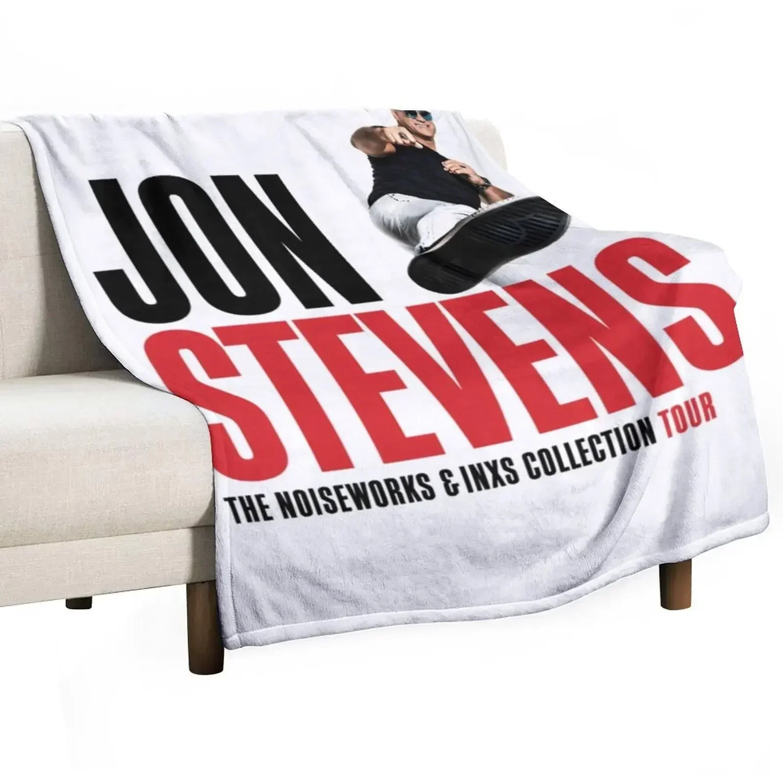 Jon Stevens - The Noiseworks And INXS Collection Tour Throw Blanket Flannels Thins Blankets