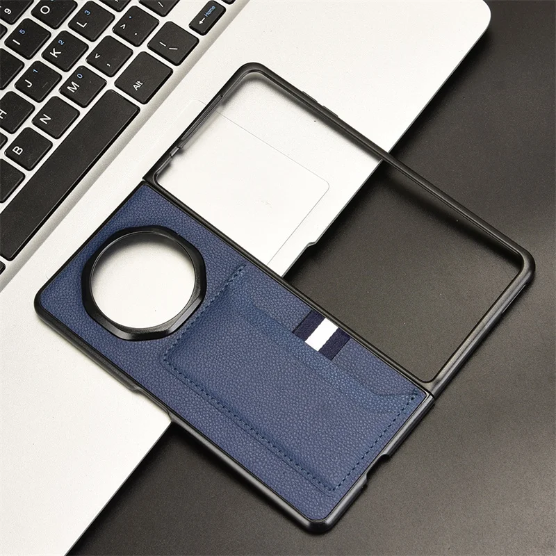 Case For Honor Magic V3 Luxury Leather Skin-friendly Pluggable Card Folding Cover For Honor Magic V 3 v3 Shockproof Bumper Funda
