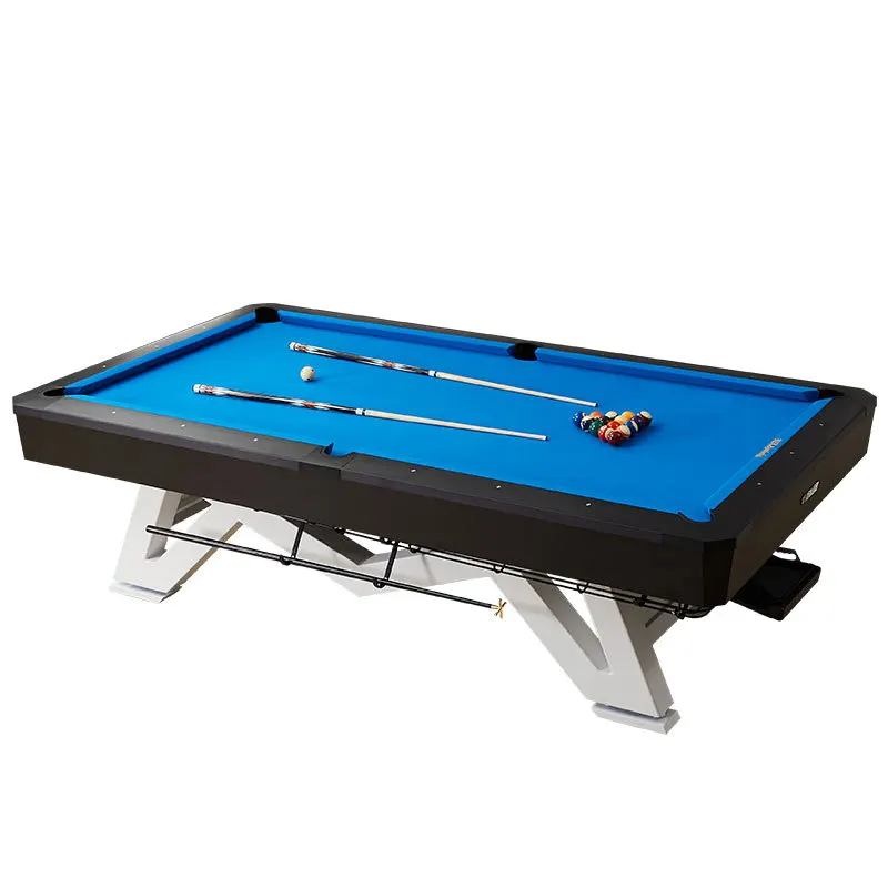 High-end bluestone fancy nine-ball pool table metal leg villa club commercial household pool table