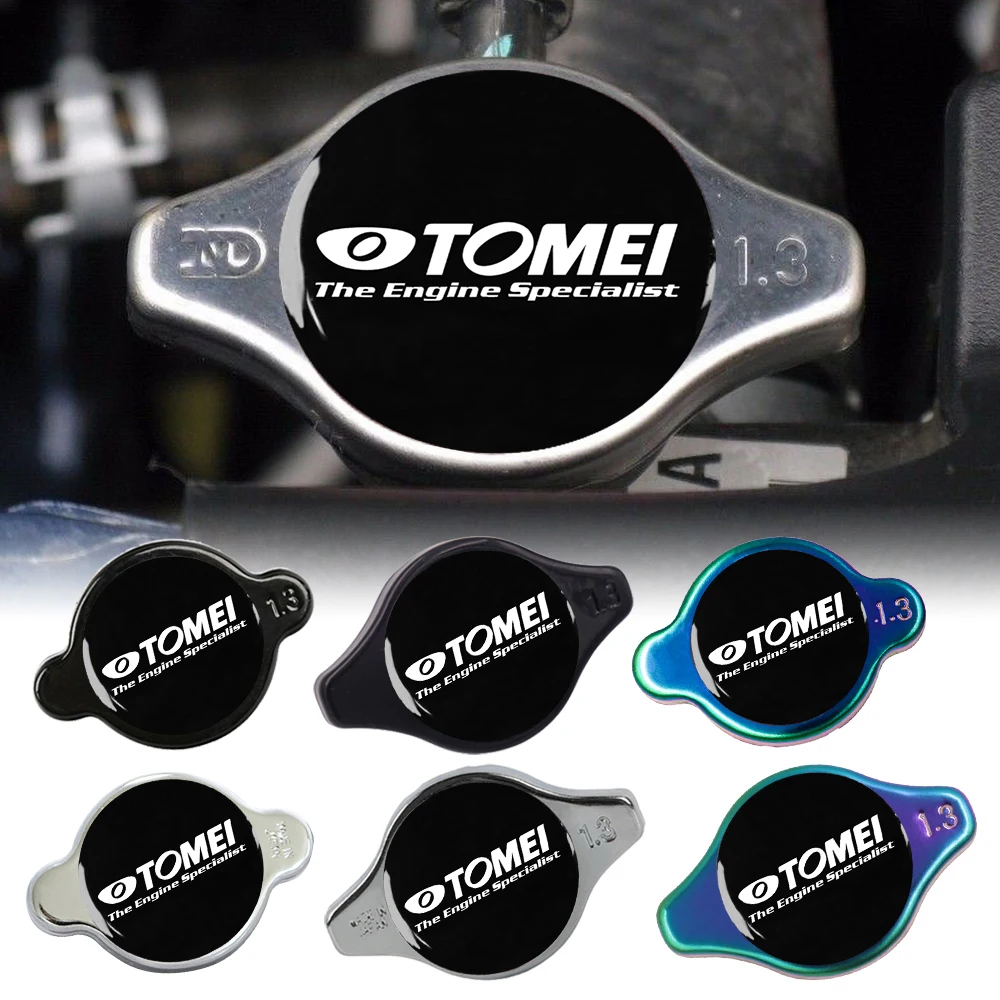 Car Racing Styling TOMEI Eye Radiator Cap Tank Cover Water Temperature 1.3 Bar Auto Accessories For Toyota Car Styling