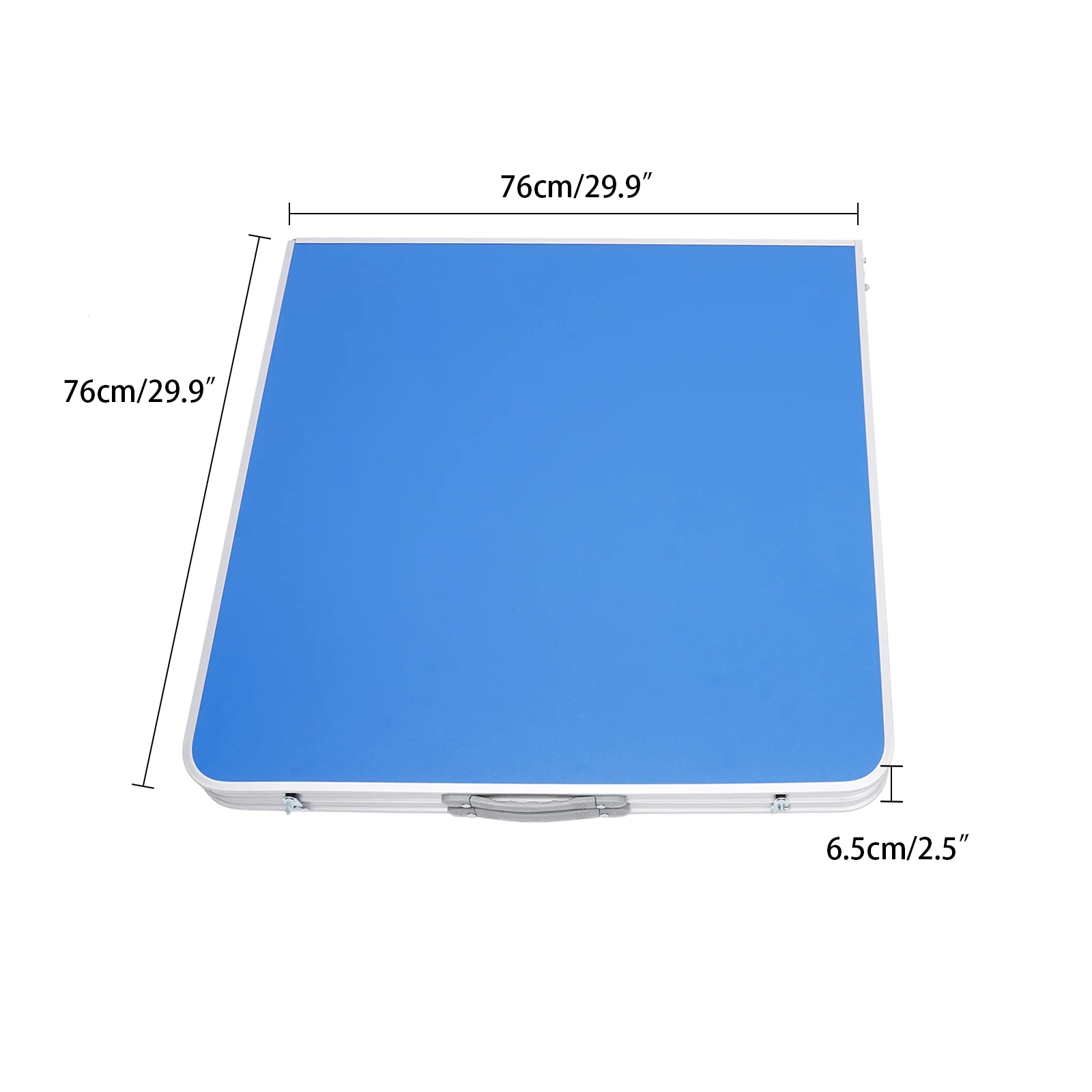  Folding Table Tennis Table w/ 2 Rackets & 3 Balls, Portable Lightweight MDF Ping Pong Table