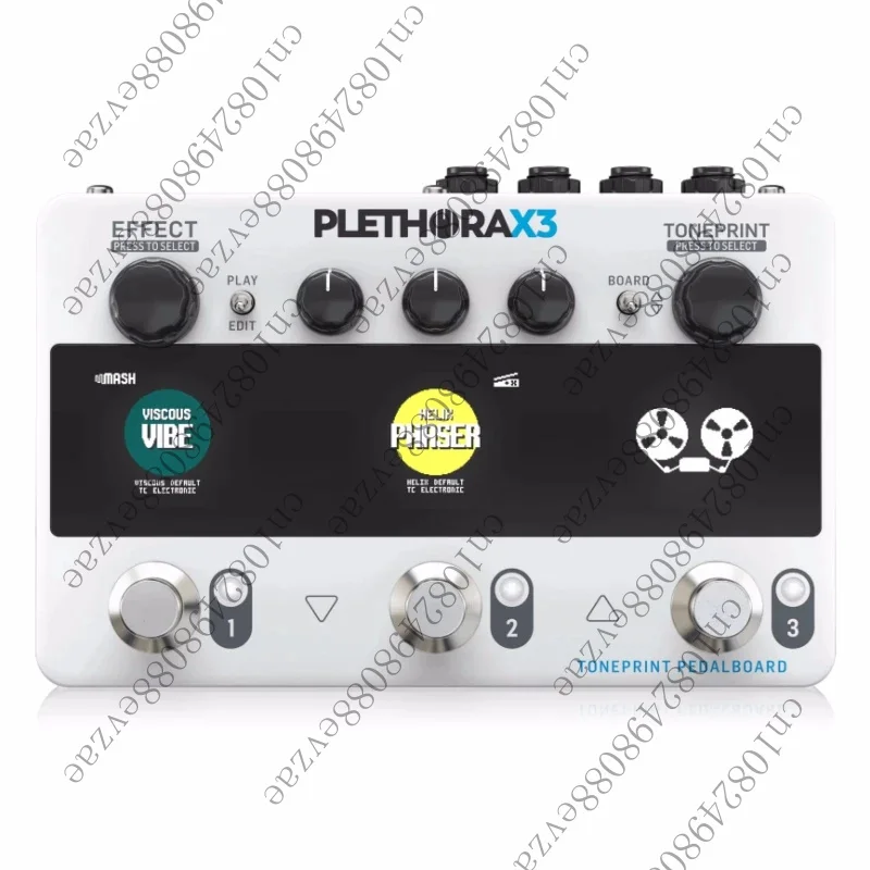 

Для TC Plethora X3 Compact TonePrint Интегрированная педаль эффектов с 75 слотами для тонапринта на эффект и 3 MASH Footswitch
