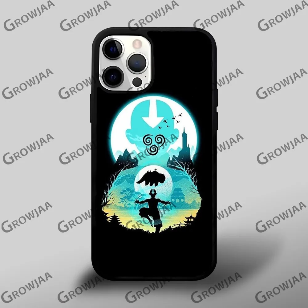 Anime a-avatar die letzte air benders telefon hülle für iphone 16 15 14 13 12 11 pro xs max mini plus celu lares harte funda