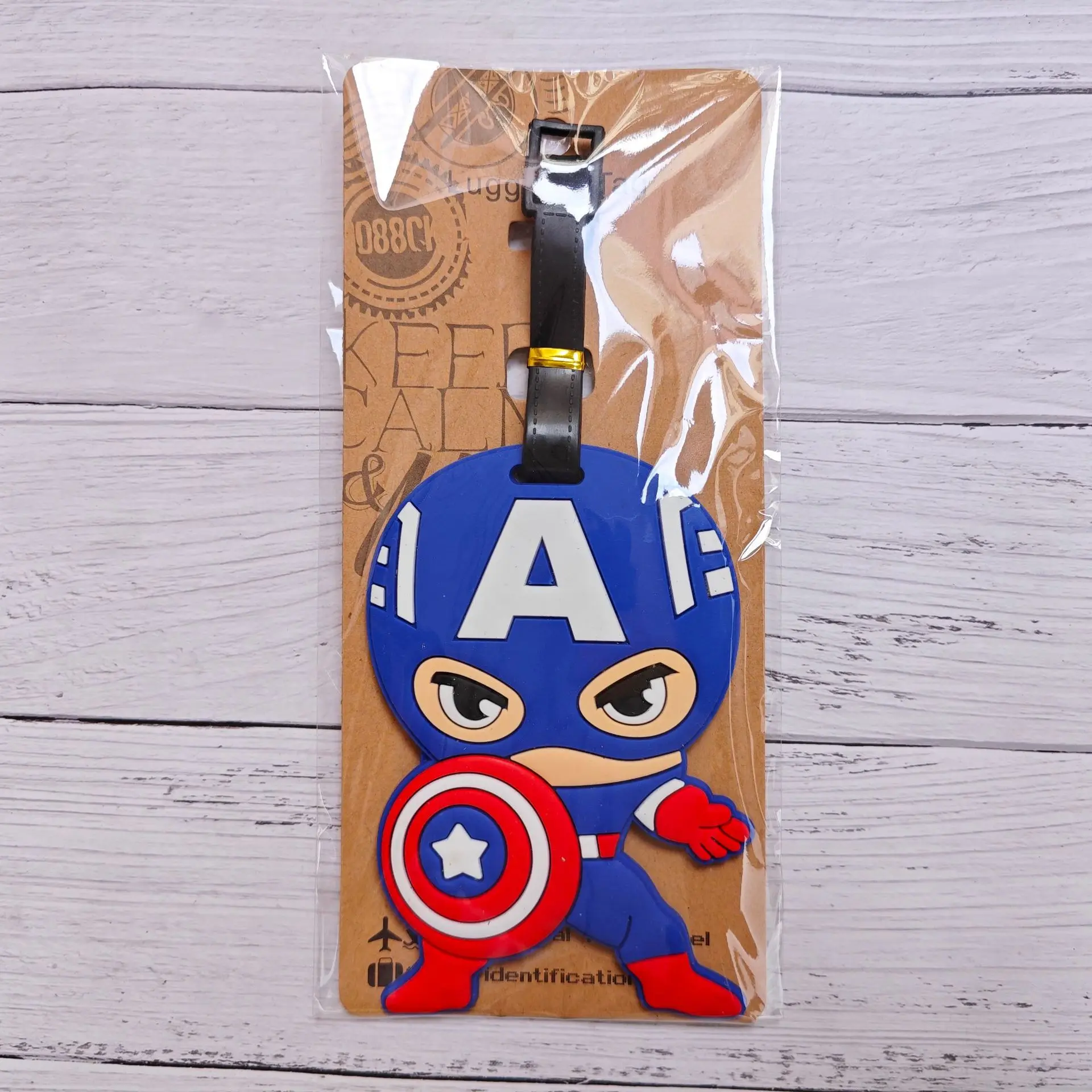 Disney Cartoon Superhero Luggage Tags Man Design ID Tag Luggage Label Address Holder Identifier Label Travel Accessories