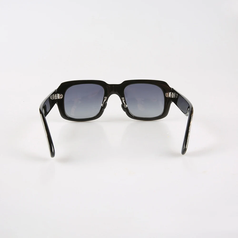 Women's Sunglasses Men Vintage Thick Stripes Square Retro Handmade Buffalo Horn Sunglass Man Fashion Glasses - view 3